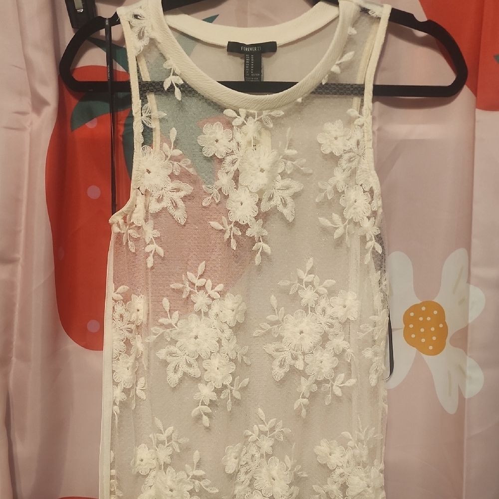 Lace NWT Sheer Dress Cover Up